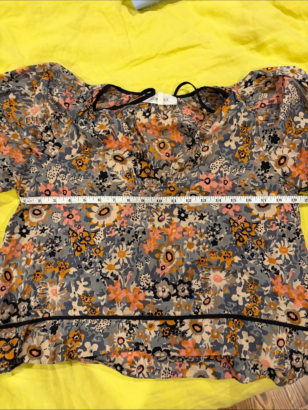 The Great Floral Puff-Sleeve Peasant Blouse - Picture 4 of 8